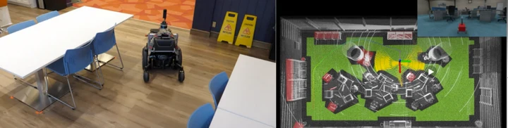 Mobile robot featured on the AI Meets Autonomy workshop website.
